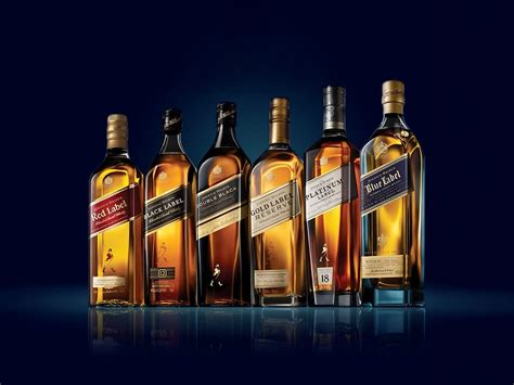 johnnie walker whiskey levels.